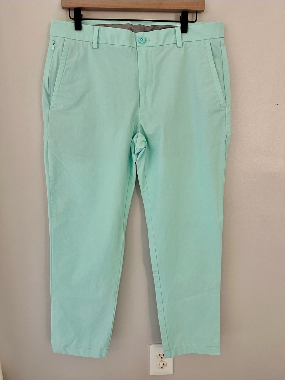 Men's Vineyard Vines On The Go Performance Stretch Mint Green Chino Pants